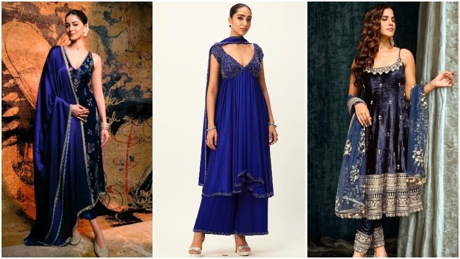 navratri Day 4 - Chaturthi: Royal Blue - Calmness and Wisdom