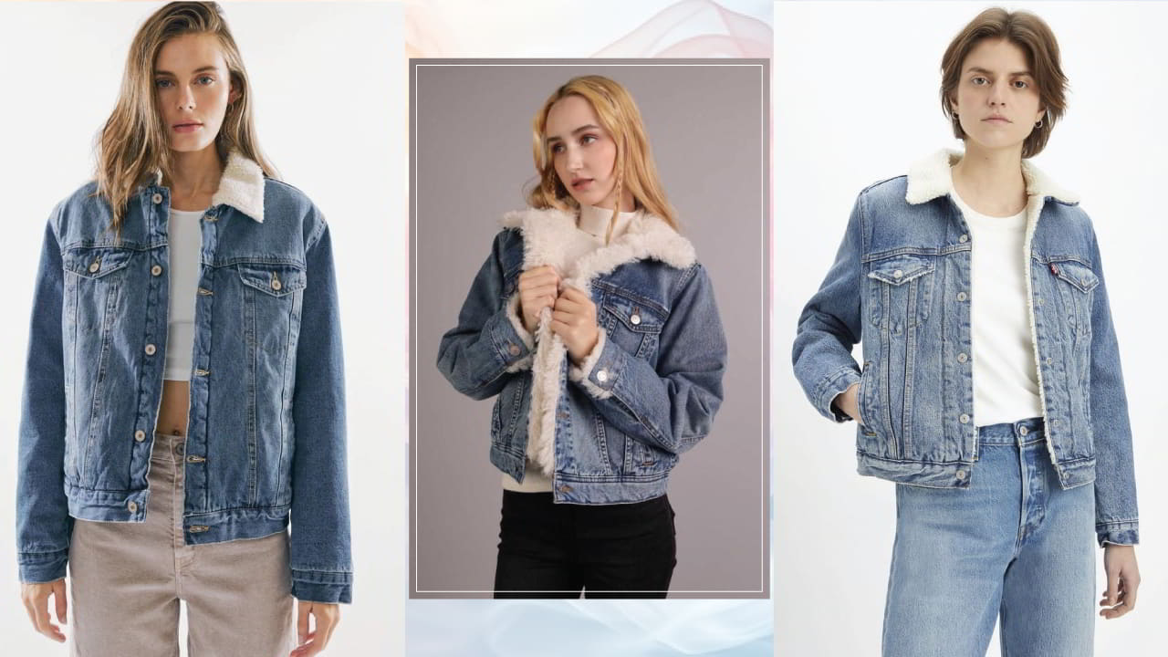 Sherpa-Lined Denim Jackets​