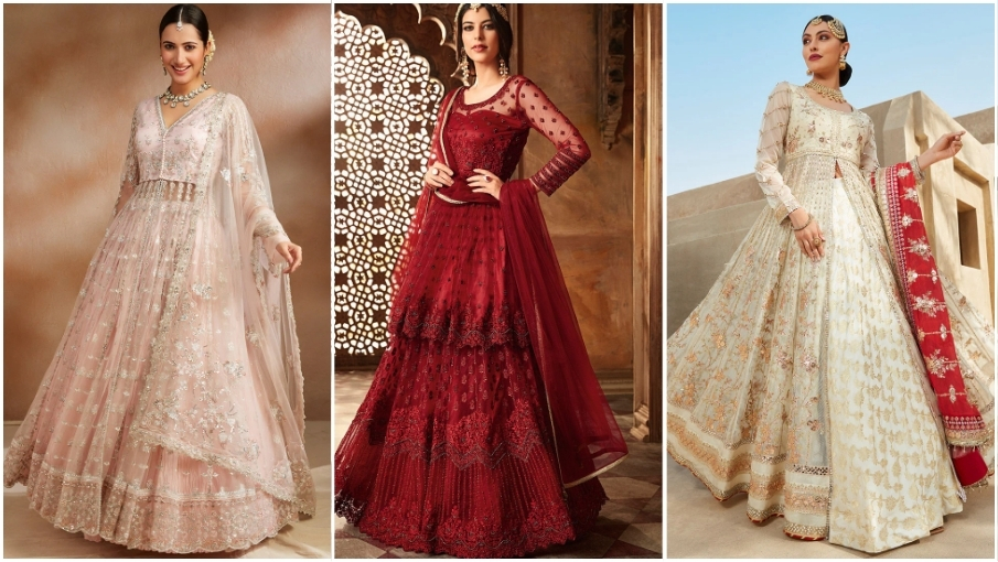 Anarkali Style Lehenga Design