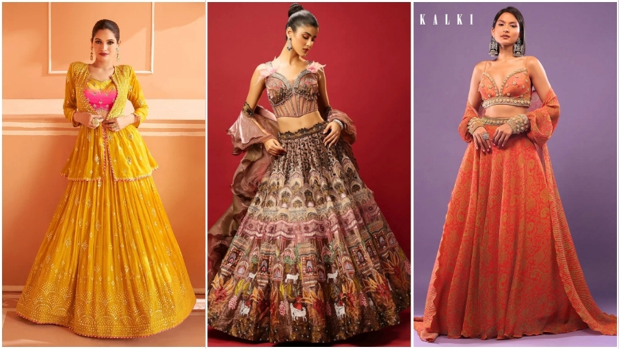 Indo Western Lehenga Design