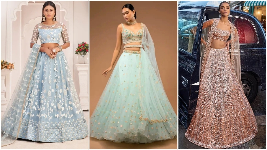 Net Lehenga Designs