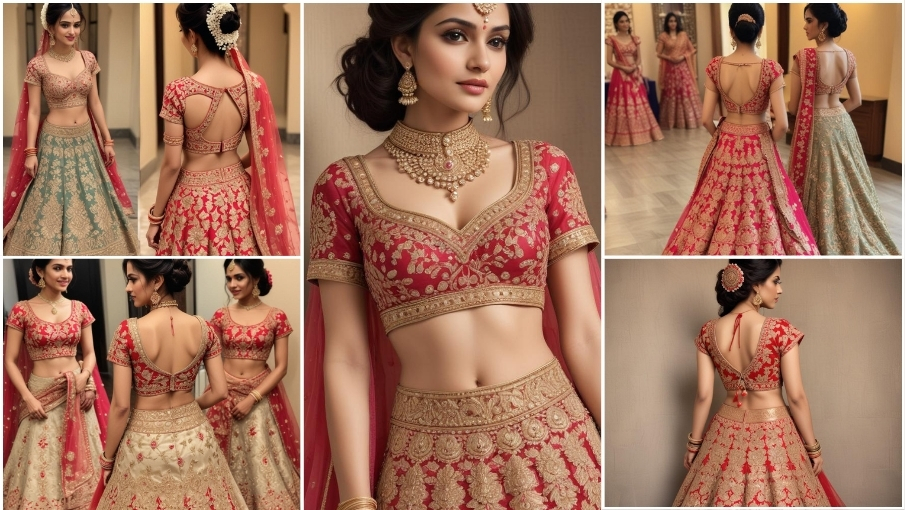 Wedding & Bridal Lehenga Blouse Designs​