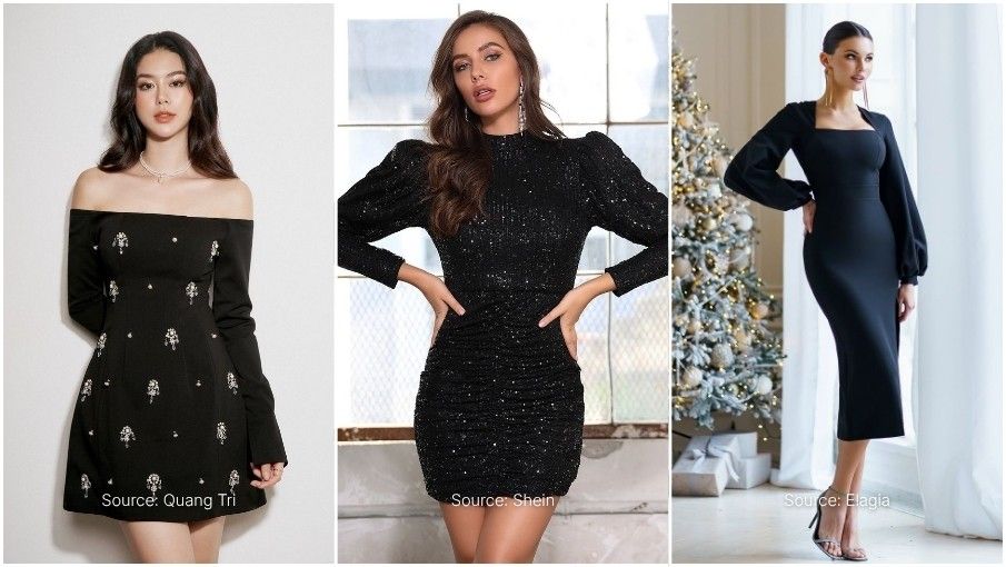 The Classic Little Black Party Wear Dresses for Women