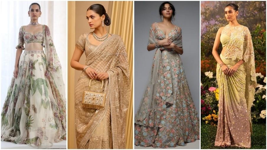 Organza, Net, and Tulle fabrics for diwali outfits